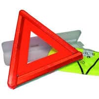 triangle de sécurité routière rouge